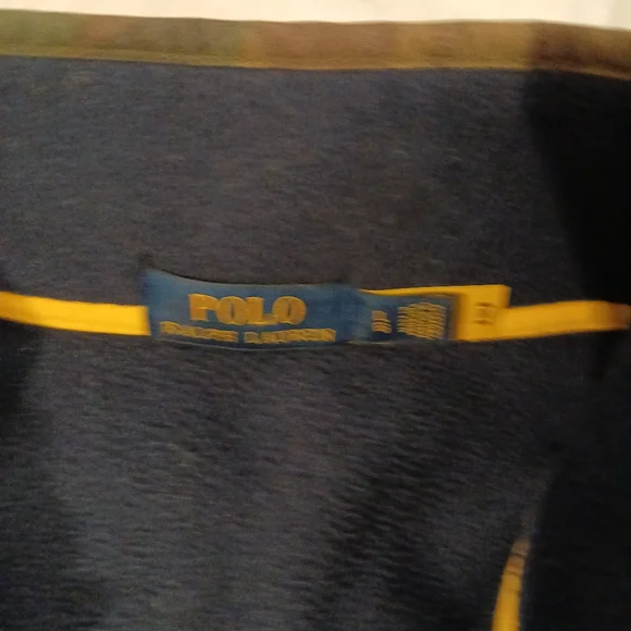 Polo Ralph Lauren Navy and Olive Pullover - Picture 4 of 7